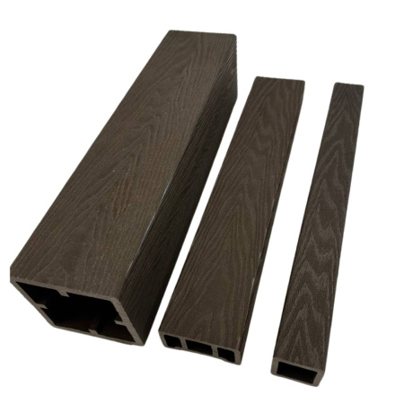 Поручень ограждений Ecodecking Техно 3D 90x45х3000 Шоколад