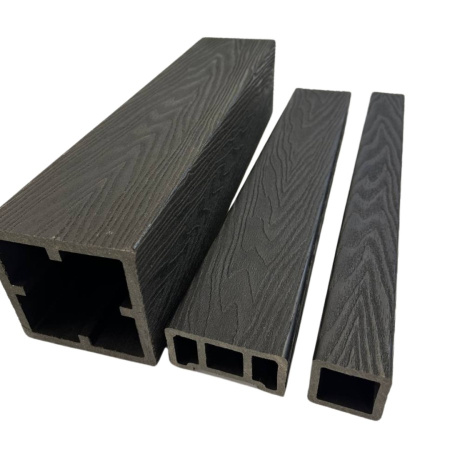 Поручень ограждений Ecodecking Техно 3D 90x45х3000 Шоколад