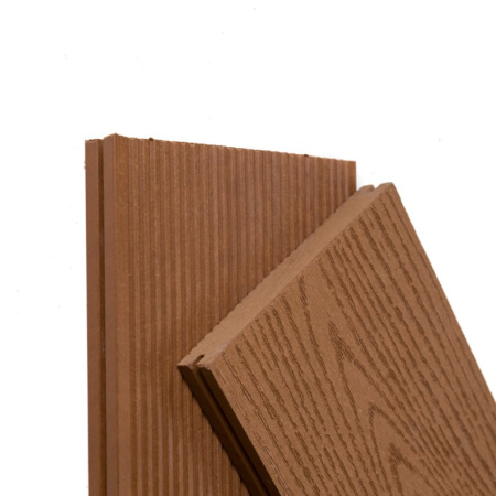 Террасная доска Ecodecking Техно полнотелая 145х20x4000 Бронза