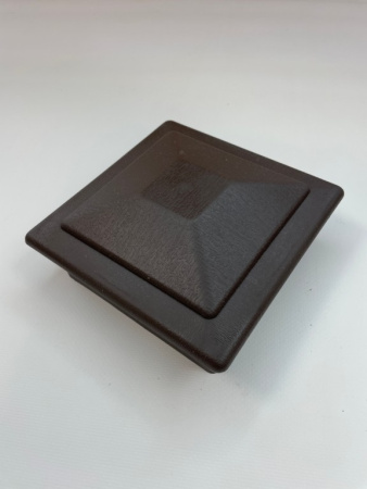 Крышка столба заборного Ecodecking Техно 120х120 Шоколад