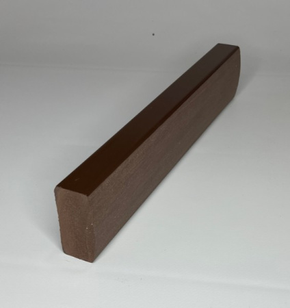 Лавочный брус Ecodecking Некст полнотелый брашированный 70х35х3000 Шоколад