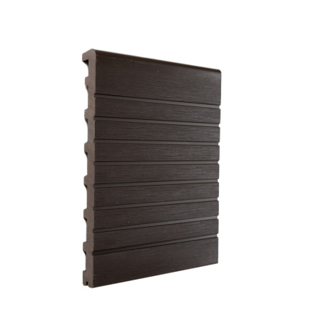 Ступень Ecodecking Топ полнотелая 320х24x3000 Венге