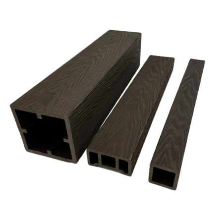 Поручень ограждений Ecodecking Техно 3D 90x45х3000 Шоколад