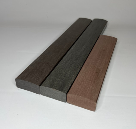 Лавочный брус Ecodecking Некст полнотелый брашированный 70х35х3000 Шоколад