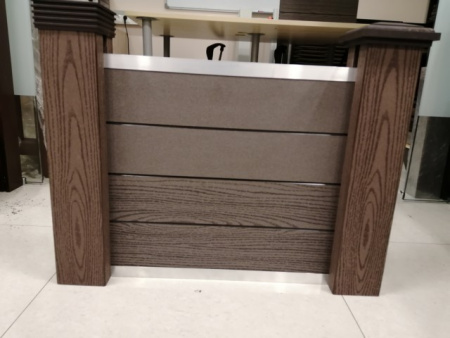 Забор сборный Ecodecking Техно 1000х2000 Шоколад