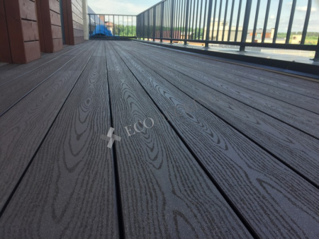 Террасная доска Ecodecking Техно 145х20x4000 Венге
