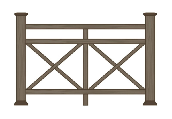 Ограждение из ДПК Ecodecking Бастион