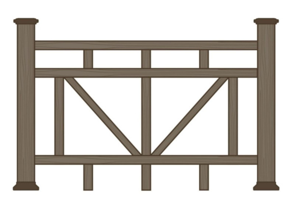 Ограждение из ДПК Ecodecking Махаон