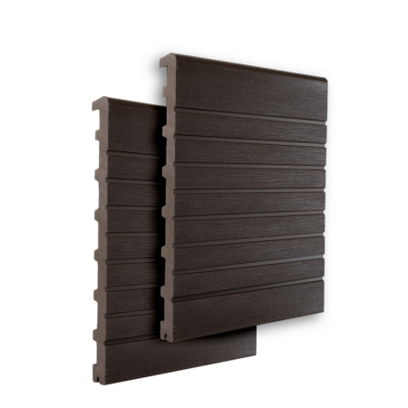 Ступень Ecodecking Топ полнотелая 320х24x3000 Венге