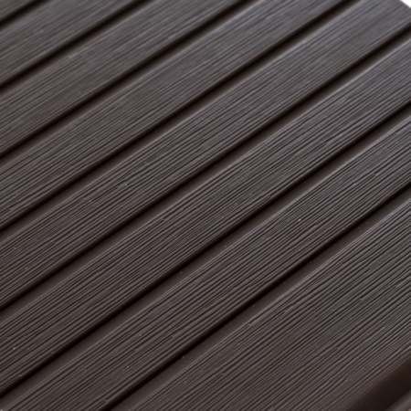 Ступень Ecodecking Топ полнотелая 320х24x3000 Венге