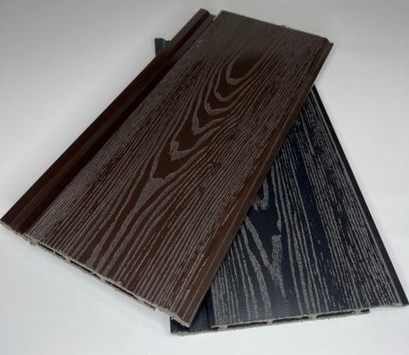 Фасадная доска (Сайдинг) Ecodecking Титан 160х17x4000 Антрацит