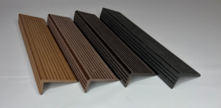 Угол торцевой Ecodecking Техно 70х35x3000 Бронза