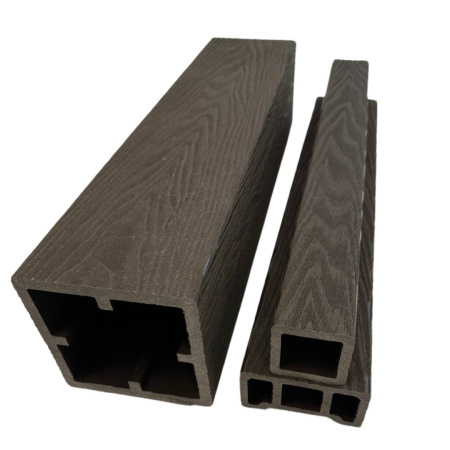 Поручень ограждений Ecodecking Техно 3D 90x45х3000 Шоколад