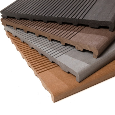 Ступень Ecodecking Техно полнотелая 345х22х4000